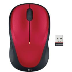 LOGITECH M235 Wireless Mouse Red | 910-002496