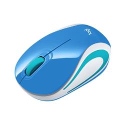 Logitech Mouse Wireless M187 Mini Mouse Blue - USB receiver | 910-002733