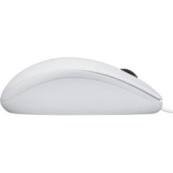 LOGITECH B100 Optical Mouse for Business White OEM | 910-003360