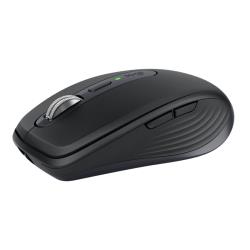  Logitech MX Anywhere 3S Mouse - RF Wireless + Bluetooth, Laser, 8000 DPI, Graphite | 910-006929