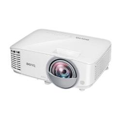 BenQ MW809STH - DLP projector - portable - 3D - 3600 ANSI lumens - WXGA (1280 x 800) - 16:10 - 720p - short-throw fixed lens | 9H.JMF77.13E