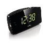 Philips Clock Radio AJ3400 Big display FM, Digital tuning Dual alarm Time & alarm backup.