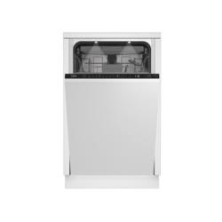 BEKO Built-In Dishwasher BDIS38120Q, Energy class E, Width 45 cm, Aqualntense, 8 programs, 3rd drawer, Led Spot