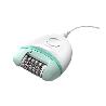 Philips Satinelle Essential Corded compact epilator BRE245/00 for legs + 2 accessories.