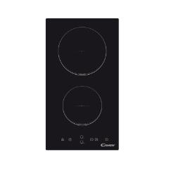 CANDY Ceramic Domino Hob CDH30, 2 cooking zones, Width 28.8 cm, Black color