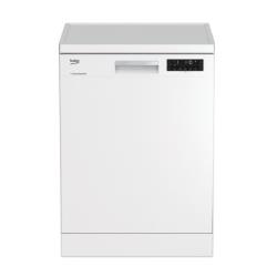 BEKO Dishwasher DFN26422W, Energy class E (old A++), 60 cm, Freestanding, Inverter motor, Aquaintense, White