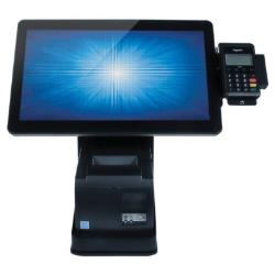 DEMO Elo mPOS flip stand, compatible with 3-inch printer, expansion module (E923781), 10/15 inch I-Series and customer-facing display. Stand only (compatible options sold separately) | E949536?/DEMO