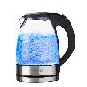 Glass kettle 1,7l; 2200 W; Removable and washable limescale filter