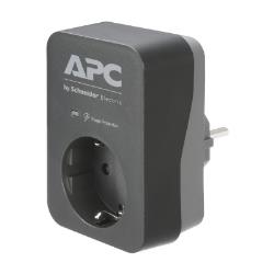 APC Essential SurgeArrest 1 Outlet Black 230V Germany | PME1WB-GR