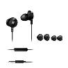 Philips BASS+ Headphones with mic SHE4305BK 12.2mm drivers/closed-back In-ear