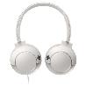 Philips BASS+ Headphones with mic SHL3075WT/00 32mm drivers/closed-back On-ear Soft ear cushions Flat folding