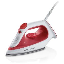 BRAUN TexStyle 1 Steam Iron SI 1090 RD, 1900 W, Red/white | SI1019RD