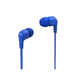 Philips In-Ear Headphones with mic TAE1105BL/00 powerful 8.6mm drivers, Blue