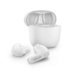 Philips True Wireless Headphones TAT2236WT/00, IPX4 water protection, Up to 18 hours play time, White