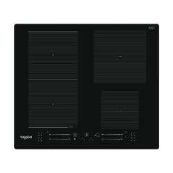 WHIRLPOOL Induction Hob WF S7560 NE 60 cm, 1 FlexiSlide, Booster, Black | WFS7560NE