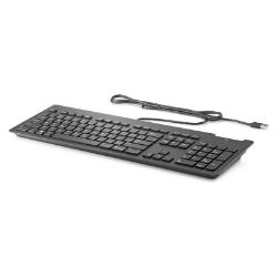 HP Slim USB Wired Keyboard - Smartcard - Black - RUS (1 pcs) | Z9H48A6-ACB?/SINGLE