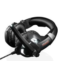 MODECOM VOLCANO MC-849 SHIELD laidinės ausis uždengiančios žaidimų ausinės su mikrofonu ir LED apšvietimu | HPHMOMC849  | Akcija išpardavimas