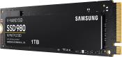 Kietasis diskas Samsung V-NAND SSD 980 1TB, SSD M.2 2280, rašymo greitis 3000 MB/s, skaitymo greitis 3500 MB/s | MZ-V8V1T0BW