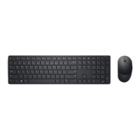 Dell Pro Keyboard and Mouse (RTL BOX)  KM5221W Keyboard and Mouse Set Wireless Batteries included US Wireless connection Black | 580-AJRC