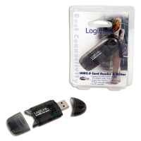 Logilink Cardreader USB 2.0 Stick external for MMC, RS-MMC, SD and SD HC | CR0007