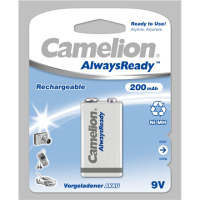 Camelion | 9V/6HR61 | 200 mAh | AlwaysReady Rechargeable Batteries Ni-MH | 1 pc(s) | 17420122