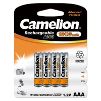 Camelion AAA/HR03, 1000 mAh, Rechargeable Batteries Ni-MH, 4 pc(s) | 17010403