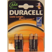 Duracell | AAA/LR03 | Alkaline Basic MN2400 | 4 pc(s) | 298