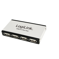 Logilink USB Hub 4-Port USB2.0 with power adapter: 4x USB-A | UA0003
