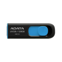 ADATA | UV128 | 128 GB | USB 3.0 | Black/Blue | AUV128-128G-RBE
