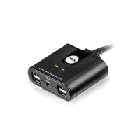 Aten 2-Port USB 2.0 Peripheral Sharing Device | Aten | USB 2.0 | 2 x 4 USB 2.0 Peripheral Sharing Switch | US224-AT