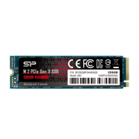Silicon Power A80  256 GB, SSD interface M.2 NVME, Write speed 3000 MB/s, Read speed 3400 MB/s | SP256GBP34A80M28
