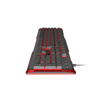 Genesis Rhod 420 Gaming keyboard, US, Wired, Red/Black | NKG-1234