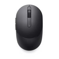 Dell | Pro | 2.4GHz Wireless Optical Mouse | MS5120W | Wireless | Black | 570-ABHO