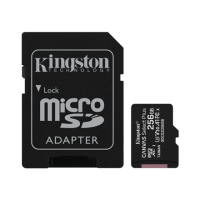 Kingston | Canvas Select Plus | UHS-I | 256 GB | MicroSDXC | Flash memory class 10 | SD Adapter | SDCS2/256GB