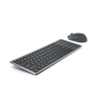 Dell | Keyboard and Mouse | KM7120W | Keyboard and Mouse Set | Wireless | Batteries included | RU | Bluetooth | Titan Gray | Numeric keypad | Wireless connection | 580-AIWS