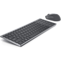 Dell KM7120W Keyboard and Mouse Set, Wireless, Batteries included, EN/LT, Titan Gray | 580-AIWM_LT