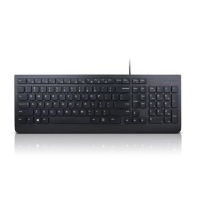 Lenovo | Essential | Essential Wired Keyboard - US Euro | Standard | Wired | US | 1.8 m | Black | Wired | 570 g | 4Y41C68681