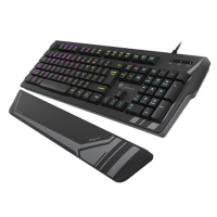 Genesis Rhod 350 RGB Gaming keyboard, RGB LED light, US, Black, Wired | NKG-1727