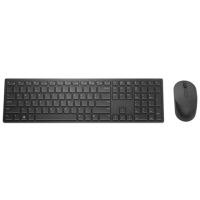 Dell Pro Keyboard and Mouse (RTL BOX)  KM5221W Keyboard and Mouse Set, Wireless, Batteries included, US, Black | 580-AJRC