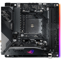 Asus ROG STRIX X570-I GAMING Processor family AMD, Processor socket AM4, DDR4 DIMM, Memory slots 4, Supported hard disk drive interfaces 	SATA, M.2, Number of SATA connectors 4, Chipset  AMD X570, Mini ITX | 90MB1140-M0EAY0 + 1 mėn. Adobe Creative Cloud narystė