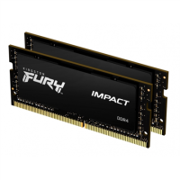 Kingston Fury Impact 16 GB, SODIMM, 2666 MHz, Notebook, Registered No, ECC No, 2x8 GB | KF426S15IBK2/16