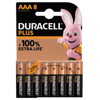 Duracell | AAA | Alkaline | 8 pc(s) | Plus MN2400 | 5922