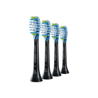 Philips | HX9044/33 Sonicare C3 Premium Plaque | Toothbrush Heads | Heads | For adults | Number of brush heads included 4 | Number of teeth brushing modes Does not apply | Sonic technology | Black