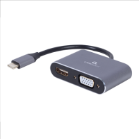 Cablexpert | USB Type-C to HDMI and VGA display adapter | A-USB3C-HDMIVGA-01 | USB Type-C