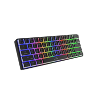 Genesis | THOR 660 RGB | Gaming keyboard | RGB LED light | US | Black | Wireless/Wired | 1.5 m | Gateron Red Switch | Wireless connection | NKG-1844