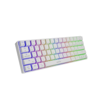 Genesis | THOR 660 RGB | Gaming keyboard | RGB LED light | US | White | Wireless/Wired | 1.5 m | Gateron Red Switch | Wireless connection | NKG-1845