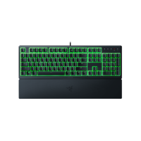 Razer | Gaming Keyboard | Ornata V3 X | Gaming keyboard | RGB LED light | US | Wired | Black | Numeric keypad | Silent Membrane | RZ03-04470100-R3M1