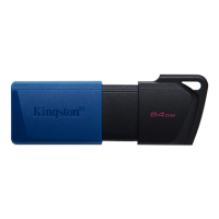Kingston USB 3.2 Flash Drive DataTraveler Exodia M 64 GB, USB 3.2, Black/Blue | DTXM/64GB