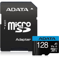 ADATA | microSDXC/SDHC UHS-I Memory Card | Premier | 128 GB | microSDHC/SDXC | Flash memory class 10 | AUSDX128GUICL10A1-RA1