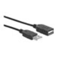 MH USB Cable A-male/A-female 1.8m black | 338653